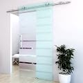 Schiebet�r Glasschiebet�r Glast�r gestreift 215 x 105 cm Modell 2011/12