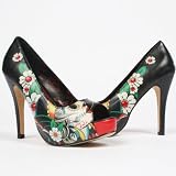 All Hope Abandoned Platform Heels in Black by Iron Fist, Size: 6 W US, Color: Black