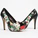 All Hope Abandoned Platform Heels in Black by Iron Fist