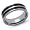 Wood Inlay Tungsten Wedding Band Ring Size 8