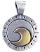 BICO AUSTRALIA JEWELRY (T8) WAVE RIDER - CHANGE & THE PASSAGE OF TIME - Comes with a Generic 18 inch (to 20in) Adjustable 4mm Black Rubber Necklace.