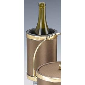 Kraftware 44778 Gleam - Bronze Deluxe Wine Chiller by Kraftware