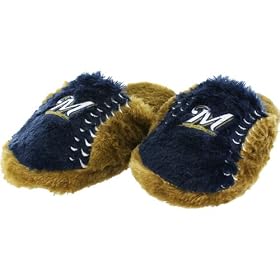 Milwaukee Brewers 2009 Ball Stitch Men's Slide Slippers
