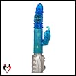 Throbbing Butterfly Rabbit Vibrator Blue