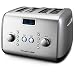 KitchenAid KMT423CU 4-Slice Toaster, Contour Silver