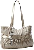 KATHY Van Zeeland Just Tough Enough Shoulder Bag,Toasted Almond,One Size