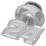 LogoArt Jeff Gordon Sterling Silver Small Lapel Pin