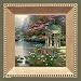 Four Thomas Kinkade The Garden of Prayer Coasters - Style ALTK7