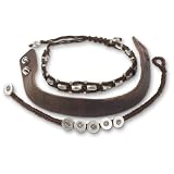 Eddie Bauer Leather Bracelet Set