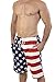 Patriotic American USA FLAG Lightweight Fleece Shorts