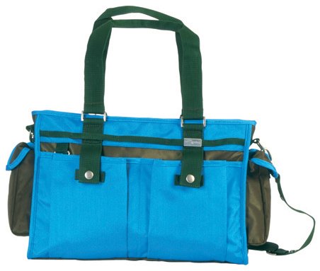 Childrens Toyshop   : Little Company Spice Shoulder Bag in Olive and Malibu Blue