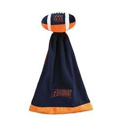 Auburn Tigers Plush NCAA Football with Attached Security Blanket by Coed Sportswear
