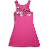 Flowers By Zoe - Girls Ribbed Tank Dress, Fuschia