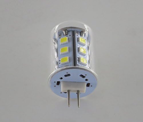 Maxfire pack of 2pcs DC 12V - 30V 3W T3 G4 SMD2835 24LEDS Base Bi Pin Capsule White 6000k 25W Halogen Bulbs Equivalent Halogen Xenon Replacement Bulb 360° Beam Angle
