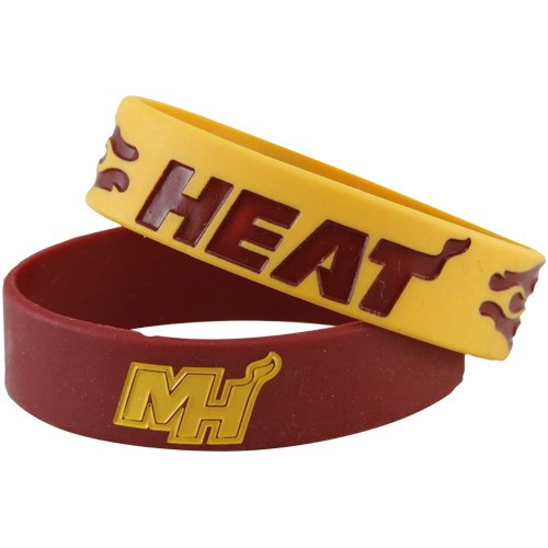 Miami Heat PHAT Bandz Bracelet 2-Pack