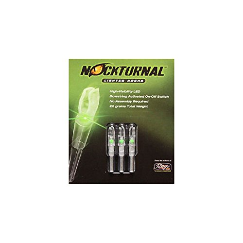 Rage Nockturnal X Nocks Green, 3 Pack