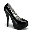 5 3/4 Inch Hee Concealed Platform Patent Pumps Sexy High Heel Shoes Black Pink Red White