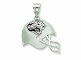 Sterling Silver Jacksonville Jaguars Enameled Helmet Charm LIFETIME WARRANTY