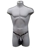 Male Power Men's Fetish Lingerie, Caesar, Black, Large/Xlarge