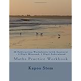 30 subtraction worksheets with answers 4 digit minuend 1 digit subtrahend maths practice workbook 30 days