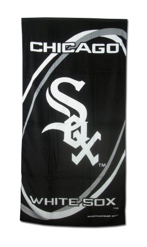 Chicago White Sox Fiber Reactive Pool/Beach/Bath Towel (Team Color)