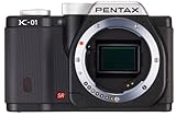 Pentax K-01 SLR Digital Kamera (16 Megapixel, 7,6 cm (3 Zoll) Display, Full-HD Video, bildstabilisiert) nur Gehäuse schwarz