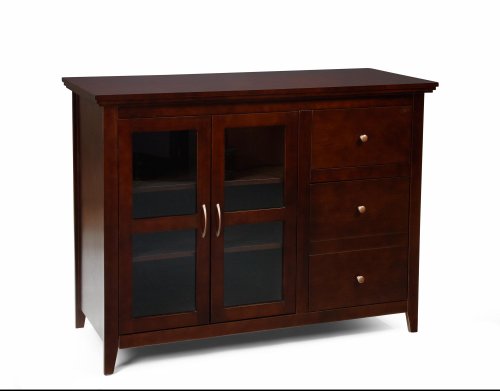 Convenience Concepts 8043387 Sierra Highboy TV Stand for Flat Panel TV's up to 50-Inch or 100-Pounds