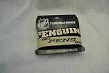 Pittsburgh Penguins Big Logo NHL extra wide Bulky Bandz Bracelet 2 pack *NEW*