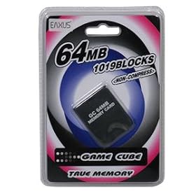 Carte M�moire Gamecube compatible Wii 64 MB [N]