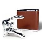 Saddle VIP Edition Rabbit Corkscrew in Leather Case by Metrokane