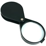 Folding Pocket Magnifier 6X Jewelers Loupe Optical Tool