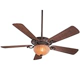 Minka-Aire Fans F702-BCW 52' Volterra Designer Belcaro Walnut Ceiling Fan w/ Light & Wall Ctrl