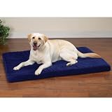 Slumber Pet Terry Ortho Foam Bed Xsm Blue