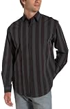 Cubavera Men's Long Sleeve Pickstitch Stripe Point Collar Shirt