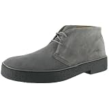 RJ COLT Detroit Mens Suede Chukka Rounded Toe Casual Lace Up Dress Comfort Boot Shoes Grey