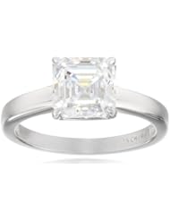Sterling Silver Swarovski Zirconia 2cttw Asher Solitaire Engagement Ring