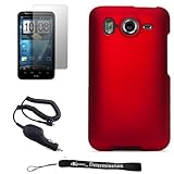 Red Smooth Design Cover / 2 Piece Snap On Crystal Protective Hard Case for  ....