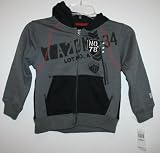 Calvin Klein Boy's (4-8) Full Zip Hoodie - Graphite