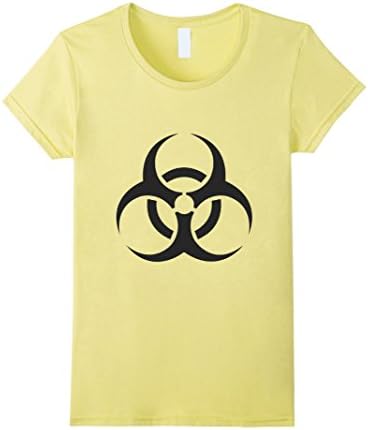 Women's Biohazard T-shirt Medium Lemon