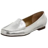 Lauren Ralph Lauren Women's Clara Loafer,Silver,8.5 M US