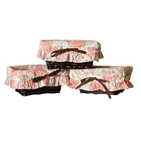 Pam Grace Creations Wicker Liner, Set of 3