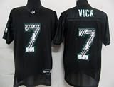Michael Vick Philadelphia Eagles Black United Stitched Premier Jersey Size 52 XL