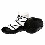 SkidDERS Shoes Black Ballerina Baby Toddlers Infants Sneakers XY4505