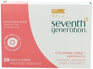 Seventh Generation Pantiliners, 50 Count
