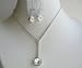 Bridal Bridemaids Clear Simulated Crystals Necklace Set Jewelry (BRAND NEW)