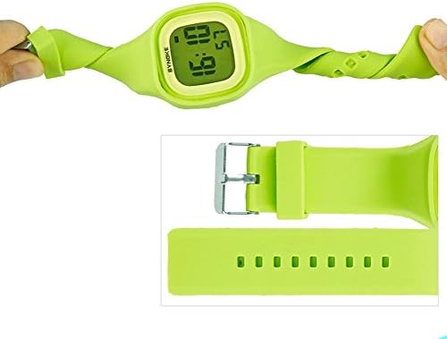 Fisake Digital Waterproof Sport Outdoor Girls Wrist Watches Stopwatch