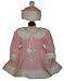 Clearance Pink Mrs Claus Fur Snowflake Dress 2T (B418)
