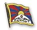  : Flaggenpin Tibet  Pin Flagge