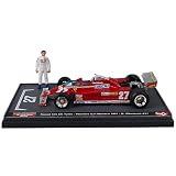 フェラーリ 126CK ターボ フィギュア付 81 モナコGP #27 G.Villeneuv (1/43 S0726)イメージ