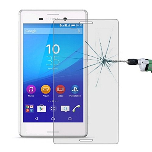100% Genuine Sony Xperia M4 Aqua Tempered Glass Screen Protector, (GGMALL) Anti Scratch Explosion Proof Screen Protector[0.26mm] Ballistics Glass for Sony Xperia M4 Aqua